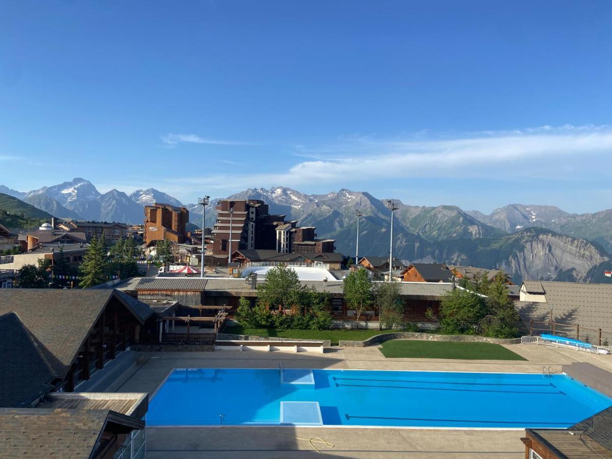 Superbe Studio Avec Vue Exceptionnelle Alpe d'Huez Exterior photo